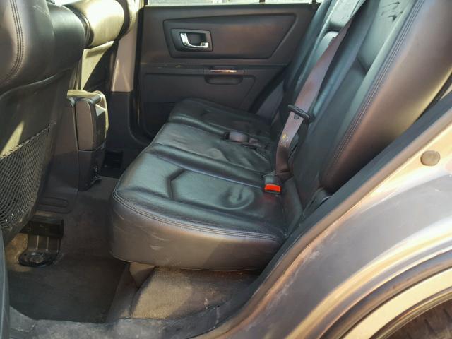 1GYEE637260203686 - 2006 CADILLAC SRX TAN photo 6