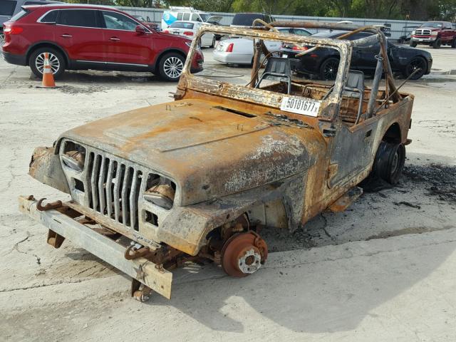 2J4FY49S4MJ130477 - 1991 JEEP WRANGLER / BURN photo 2