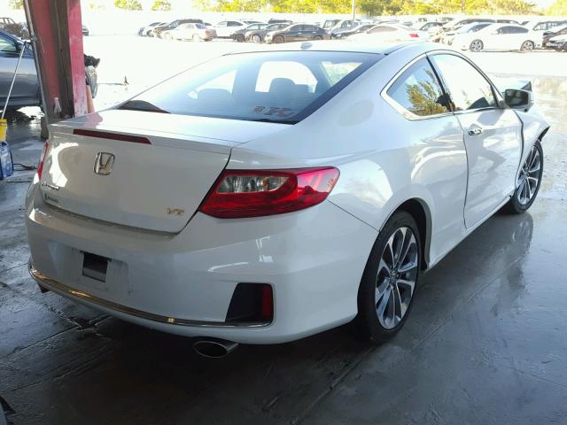 1HGCT2B80EA007732 - 2014 HONDA ACCORD EXL WHITE photo 4