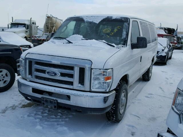 1FBSS3BL0CDB00449 - 2012 FORD ECONOLINE WHITE photo 2