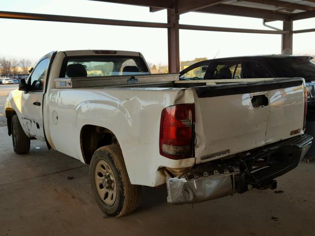 1GTEC14C38Z900356 - 2008 GMC SIERRA C15 WHITE photo 3