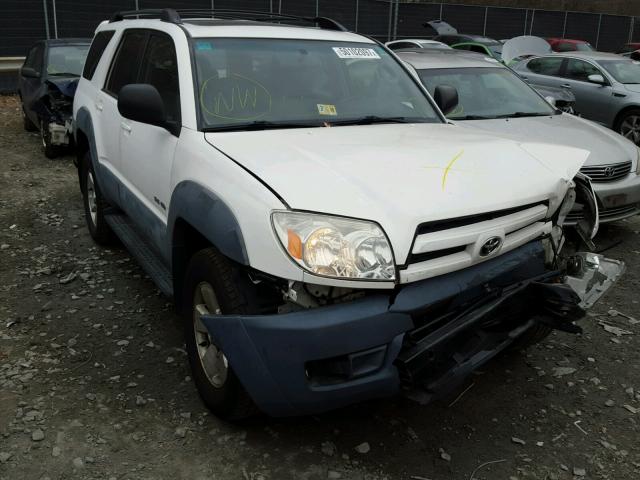 JTEBT14R930017040 - 2003 TOYOTA 4RUNNER SR WHITE photo 1