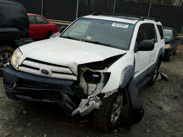 JTEBT14R930017040 - 2003 TOYOTA 4RUNNER SR WHITE photo 2