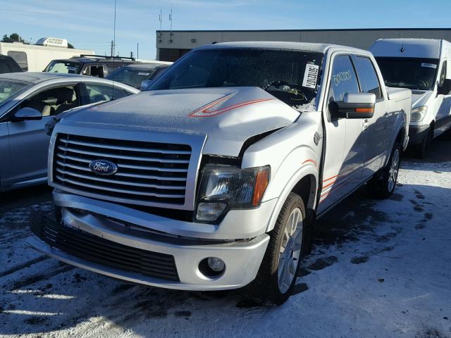 1FTFW1E68BFB34900 - 2011 FORD F150 SUPER SILVER photo 2