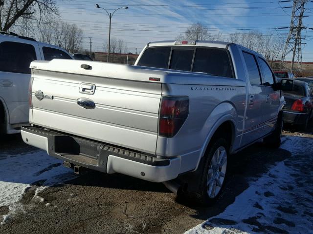 1FTFW1E68BFB34900 - 2011 FORD F150 SUPER SILVER photo 4