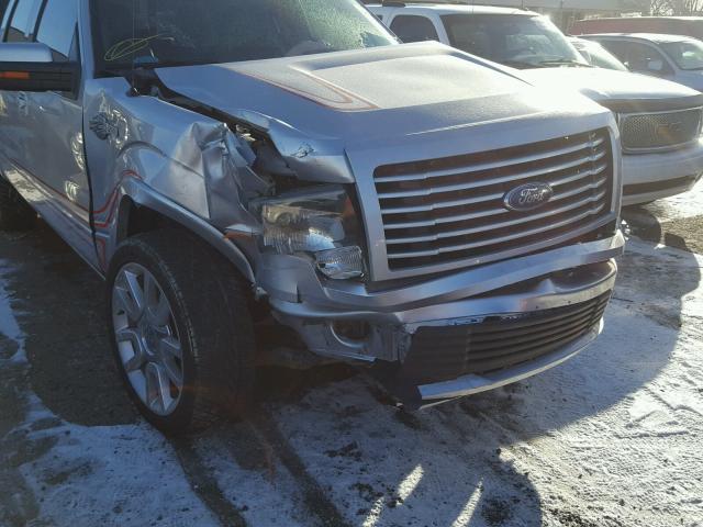 1FTFW1E68BFB34900 - 2011 FORD F150 SUPER SILVER photo 9