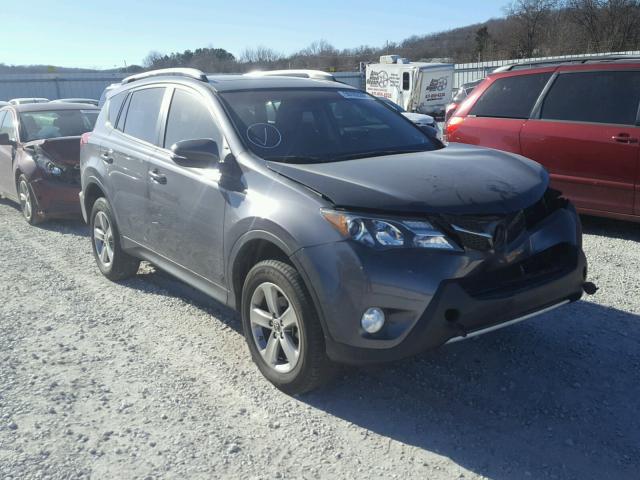 JTMWFREV0FD069435 - 2015 TOYOTA RAV4 XLE GRAY photo 1