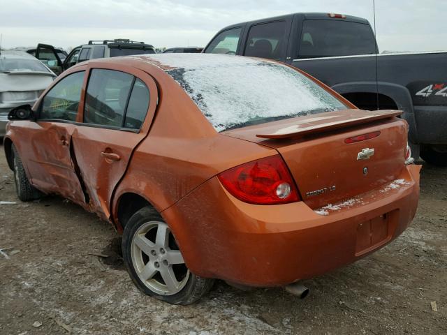 1G1AL52F357651706 - 2005 CHEVROLET COBALT LS ORANGE photo 3