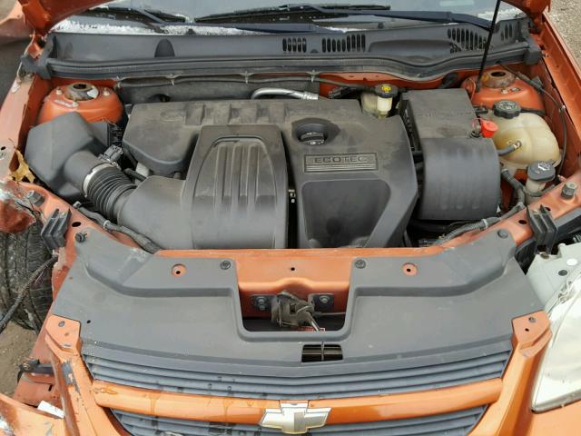 1G1AL52F357651706 - 2005 CHEVROLET COBALT LS ORANGE photo 7