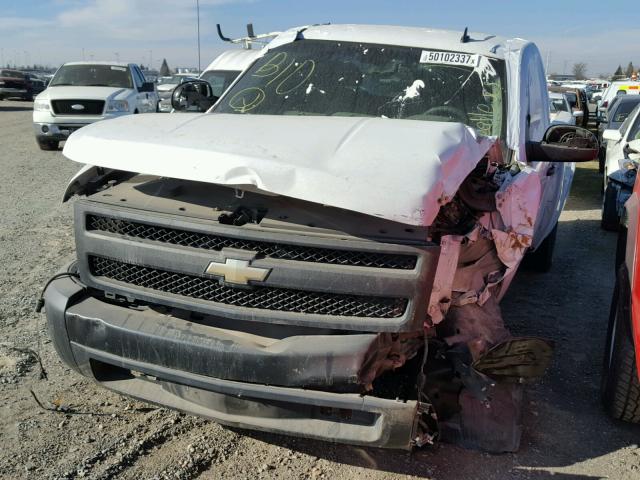 1GCEC14C37Z524563 - 2007 CHEVROLET SILVERADO WHITE photo 2