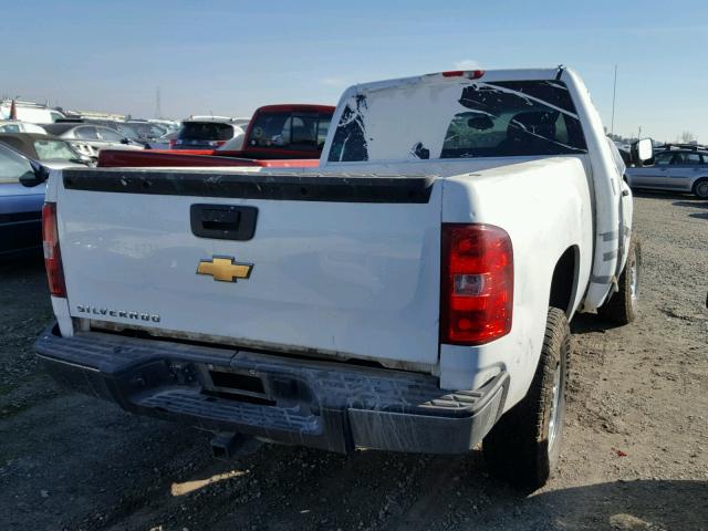 1GCEC14C37Z524563 - 2007 CHEVROLET SILVERADO WHITE photo 4