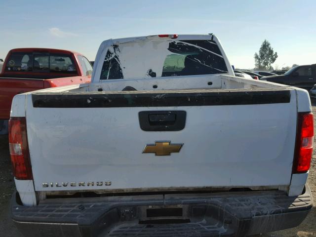 1GCEC14C37Z524563 - 2007 CHEVROLET SILVERADO WHITE photo 6