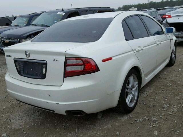 19UUA66228A046916 - 2008 ACURA TL WHITE photo 4