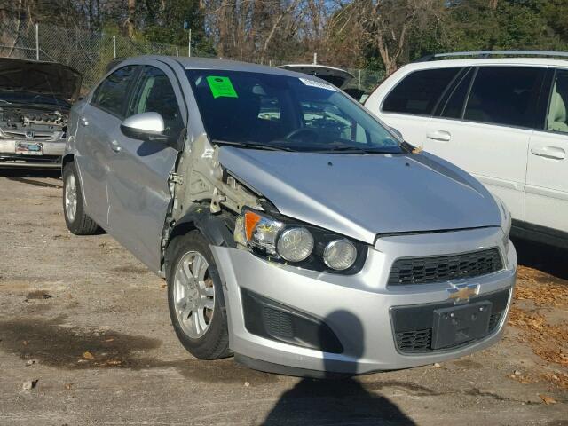 1G1JC5SHXC4163157 - 2012 CHEVROLET SONIC LT SILVER photo 1