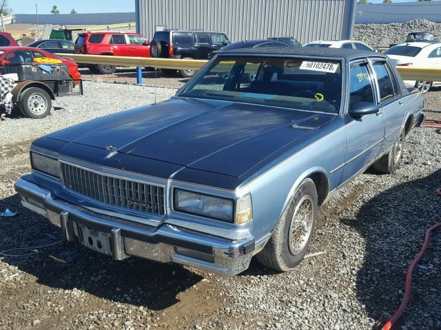 1G1BU51H4HX195448 - 1987 CHEVROLET CAPRICE CL 蓝色 照片 2