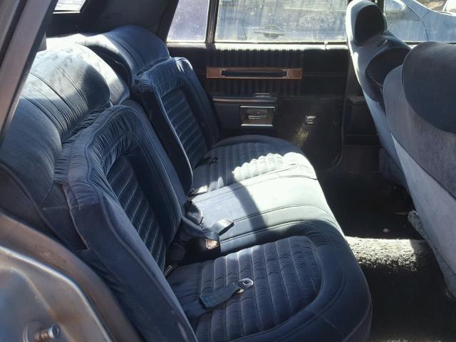 1G1BU51H4HX195448 - 1987 CHEVROLET CAPRICE CL 蓝色 照片 6