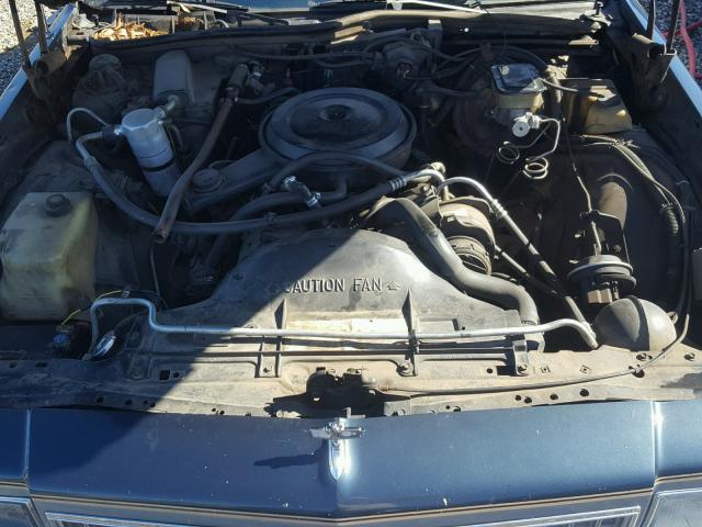 1G1BU51H4HX195448 - 1987 CHEVROLET CAPRICE CL 蓝色 照片 7