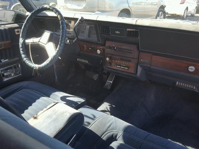 1G1BU51H4HX195448 - 1987 CHEVROLET CAPRICE CL 蓝色 照片 9