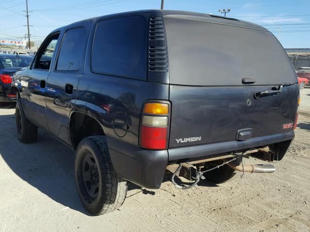 1GKEK63U24J164792 - 2004 GMC YUKON DENA CHARCOAL photo 3