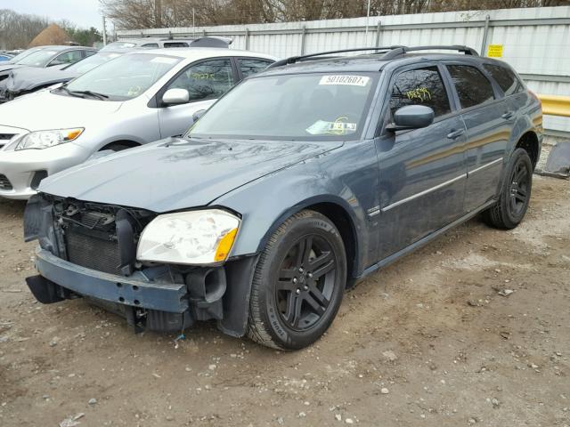 2D8GV58245H170790 - 2005 DODGE MAGNUM R/T BLUE photo 2