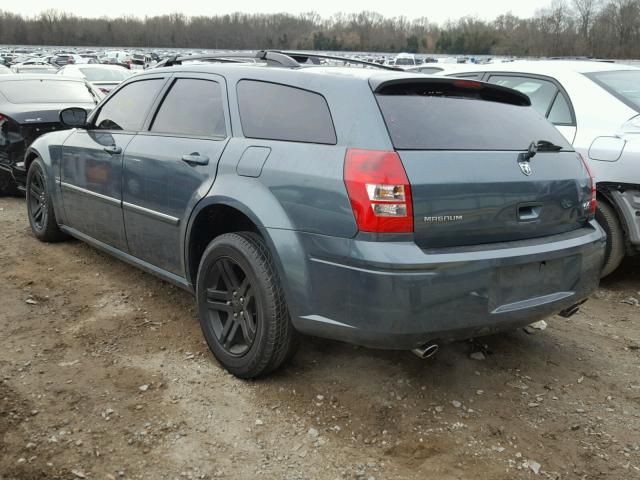 2D8GV58245H170790 - 2005 DODGE MAGNUM R/T BLUE photo 3