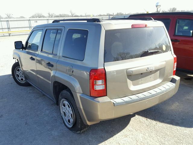 1J8FT28W97D358506 - 2007 JEEP PATRIOT SP GRAY photo 3