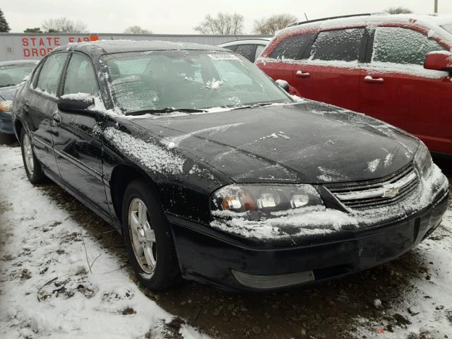 2G1WH55K959318408 - 2005 CHEVROLET IMPALA LS BLACK photo 1