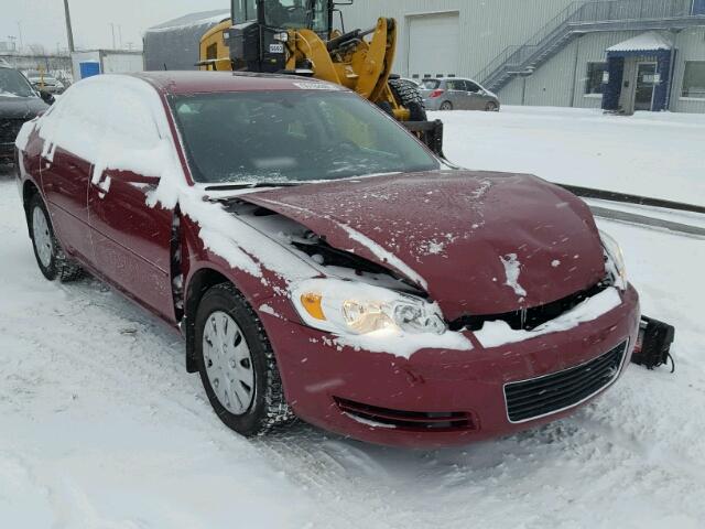 2G1WT58N769368309 - 2006 CHEVROLET IMPALA LT RED photo 1