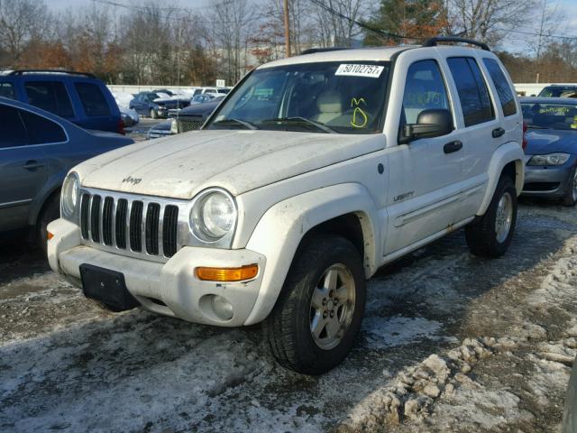 1J4GL58K94W268454 - 2004 JEEP LIBERTY LI WHITE photo 2