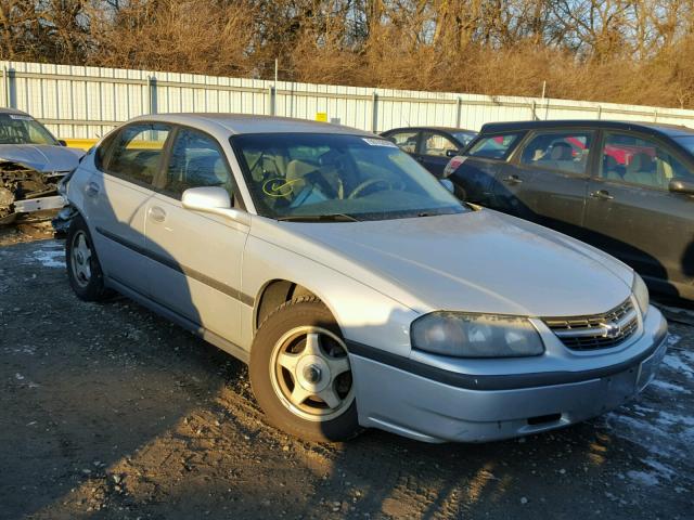 2G1WF52K439331087 - 2003 CHEVROLET IMPALA SILVER photo 1