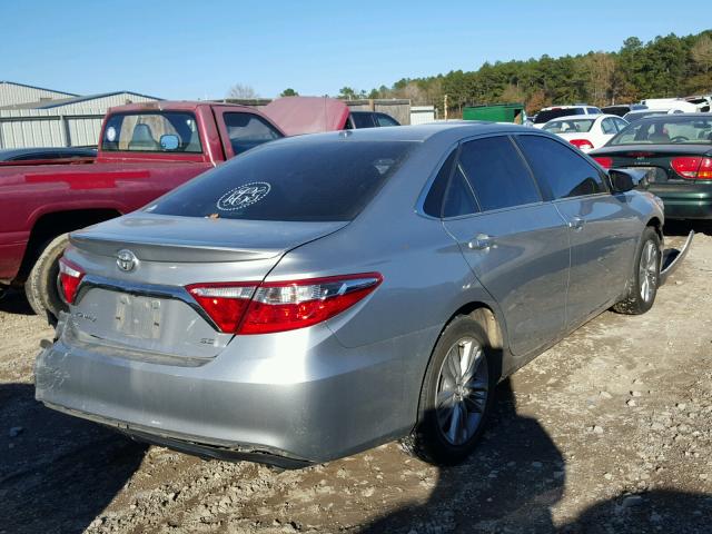 4T1BF1FK6FU913073 - 2015 TOYOTA CAMRY LE SILVER photo 4