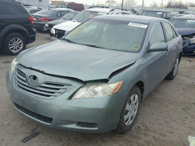 4T1BE46K38U736117 - 2008 TOYOTA CAMRY CE GREEN photo 2