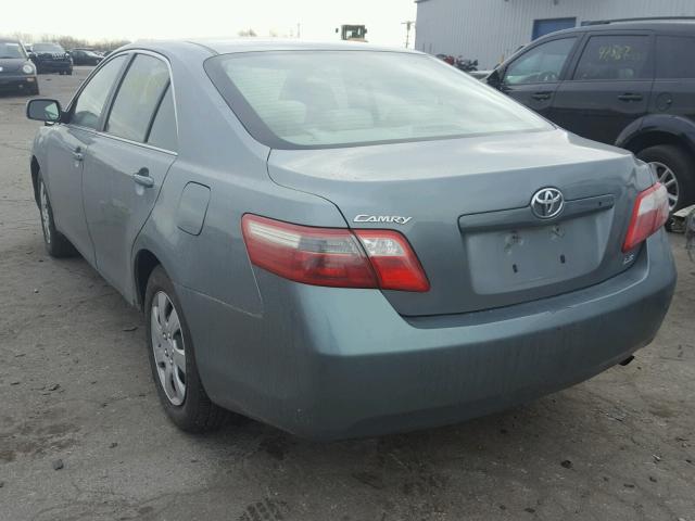 4T1BE46K38U736117 - 2008 TOYOTA CAMRY CE GREEN photo 3