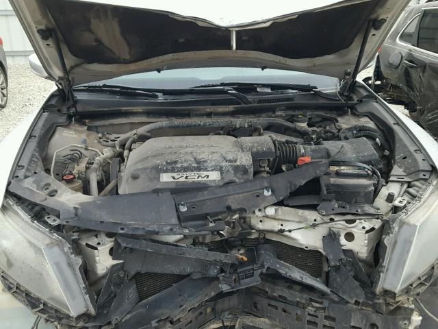 5J6TF1H53AL004782 - 2010 HONDA ACCORD CRO SILVER photo 7