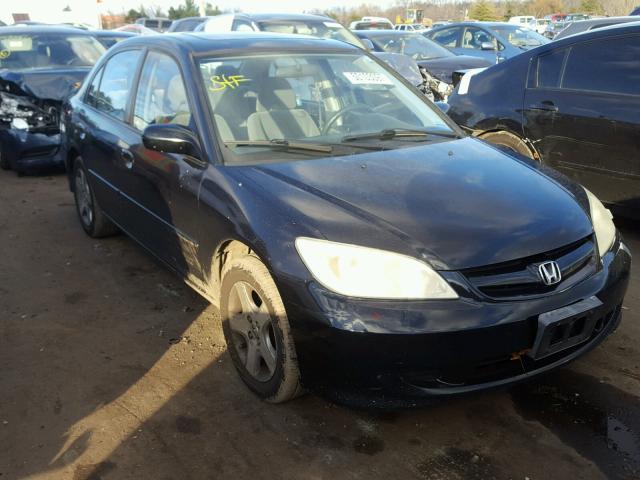 2HGES267X4H508706 - 2004 HONDA CIVIC EX BLACK photo 1