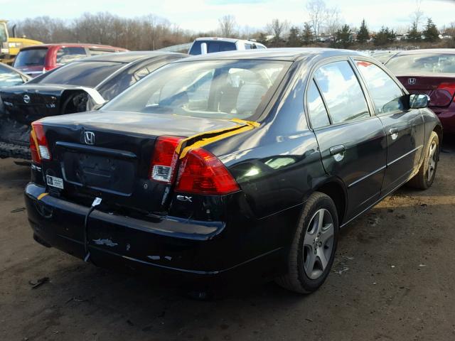 2HGES267X4H508706 - 2004 HONDA CIVIC EX BLACK photo 4