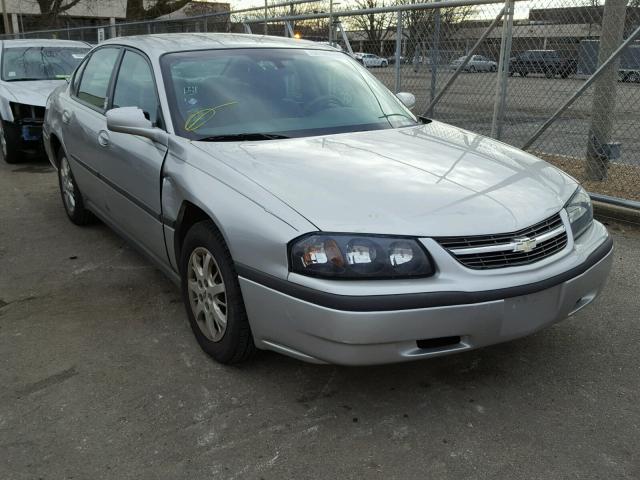 2G1WF52EX59156969 - 2005 CHEVROLET IMPALA SILVER photo 1