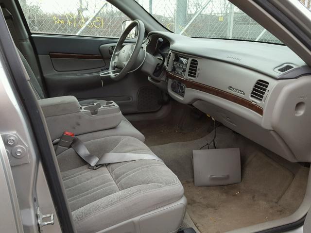 2G1WF52EX59156969 - 2005 CHEVROLET IMPALA SILVER photo 5