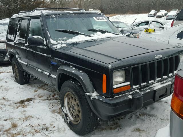 1J4FJ68S8WL149046 - 1998 JEEP CHEROKEE S BLACK photo 1