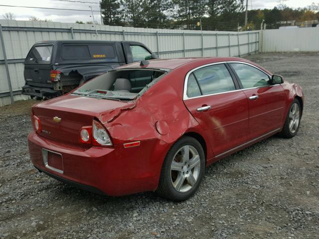 1G1ZC5E08CF294343 - 2012 CHEVROLET MALIBU 1LT RED photo 4