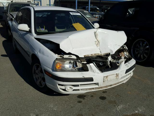 KMHDN56D16U200294 - 2006 HYUNDAI ELANTRA GL WHITE photo 1