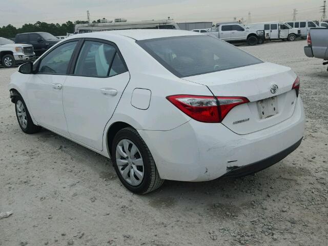 5YFBURHEXEP101478 - 2014 TOYOTA COROLLA L WHITE photo 3