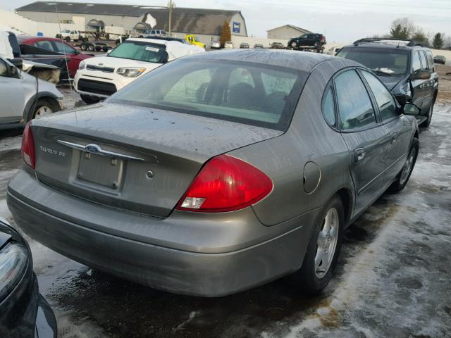 1FAFP53U32A232662 - 2002 FORD TAURUS SE GRAY photo 4