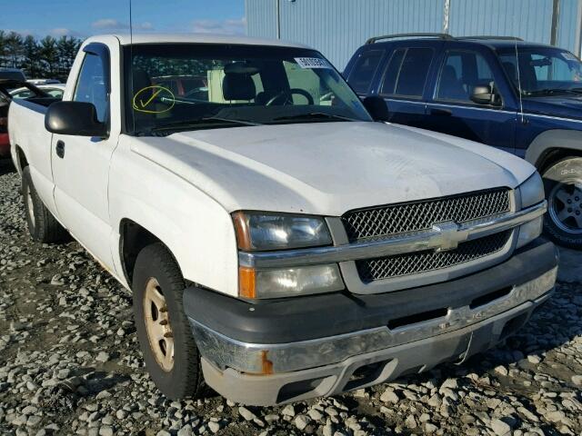 1GCEC14X24Z102136 - 2004 CHEVROLET SILVERADO WHITE photo 1