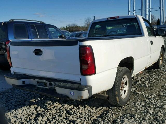 1GCEC14X24Z102136 - 2004 CHEVROLET SILVERADO WHITE photo 4