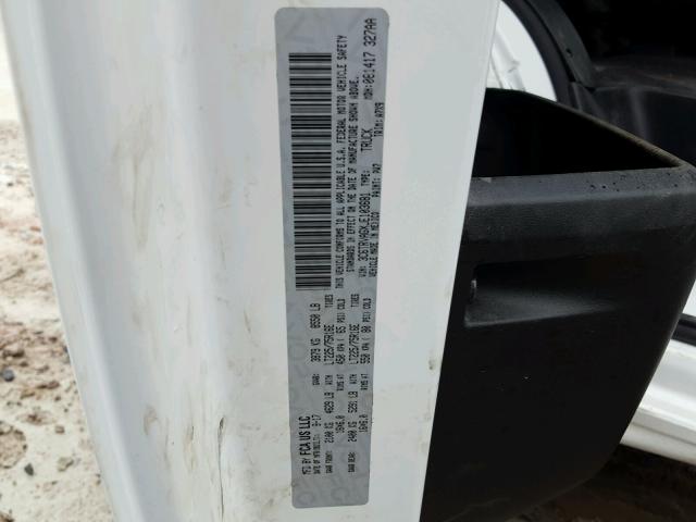 3C6TRVAGXJE103681 - 2018 RAM PROMASTER 白色 照片 10