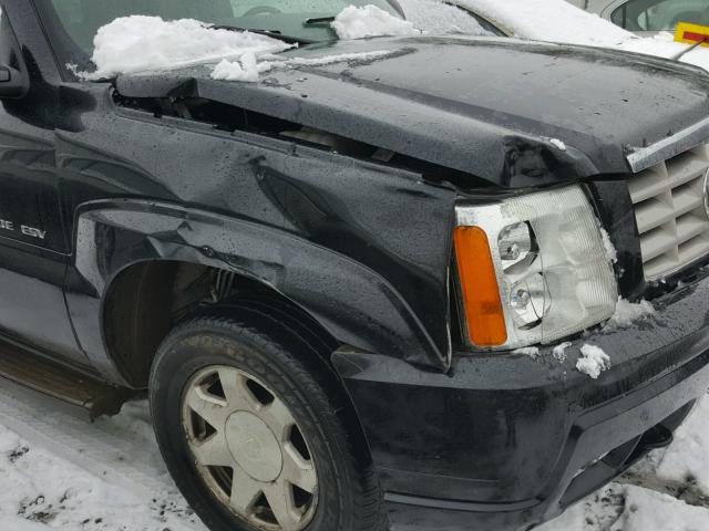 3GYFK66N16G131432 - 2006 CADILLAC ESCALADE E BLACK photo 9