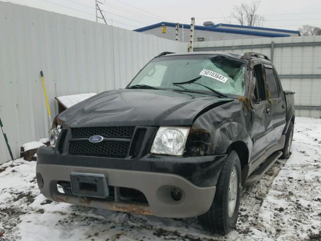 1FMZU77E03UB57249 - 2003 FORD EXPLORER S BLACK photo 2