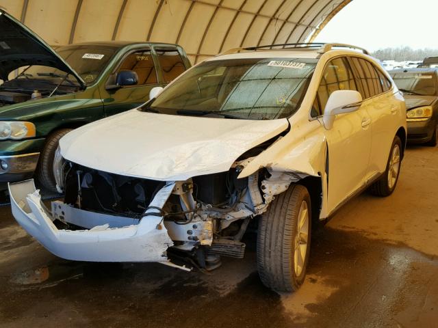 2T2BK1BA9CC148524 - 2012 LEXUS RX 350 WHITE photo 2