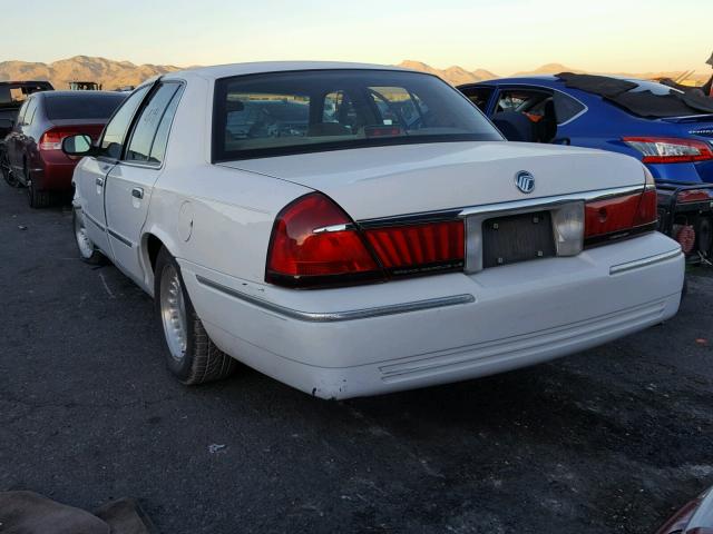 2MEFM75W2WX686748 - 1998 MERCURY GRAND MARQ WHITE photo 3